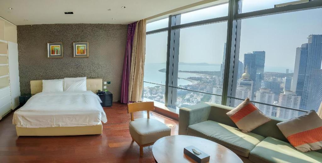 Grand Madison Qingdao Harbour-View Central（Former Qingdao Farglory Hotel） Buitenkant foto